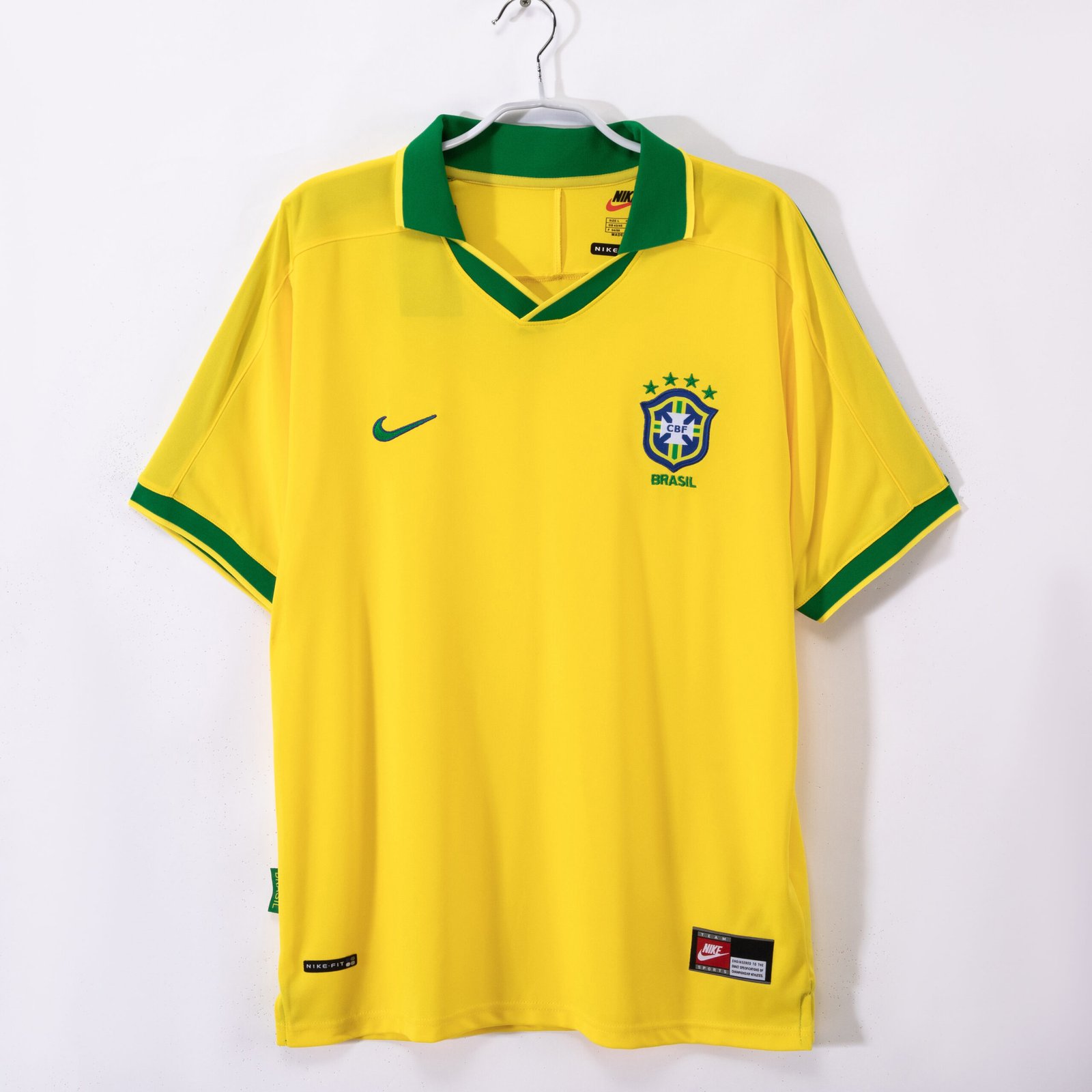 1997 Brazil Home Retro Jersey #5 A11