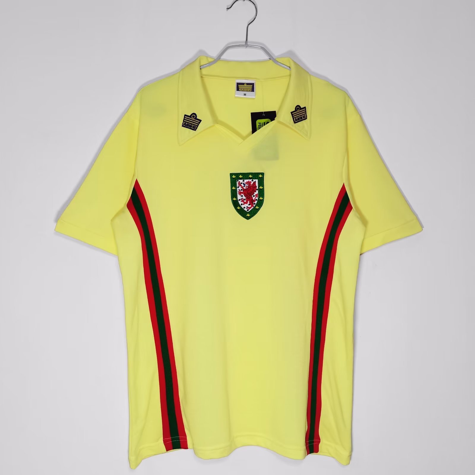 1976/79 Wales national football team Away Retro Jersey #8 A9