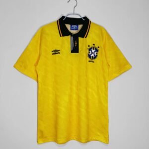 1991/93 Brazil national football team Home Retro Jersey #5 A11