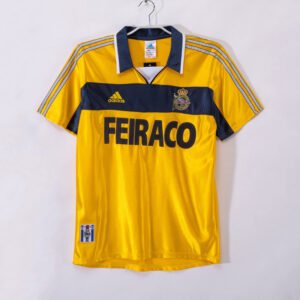 1999/00 Deportivo La Coruña Second Away Gold Retro Jersey #0 B10
