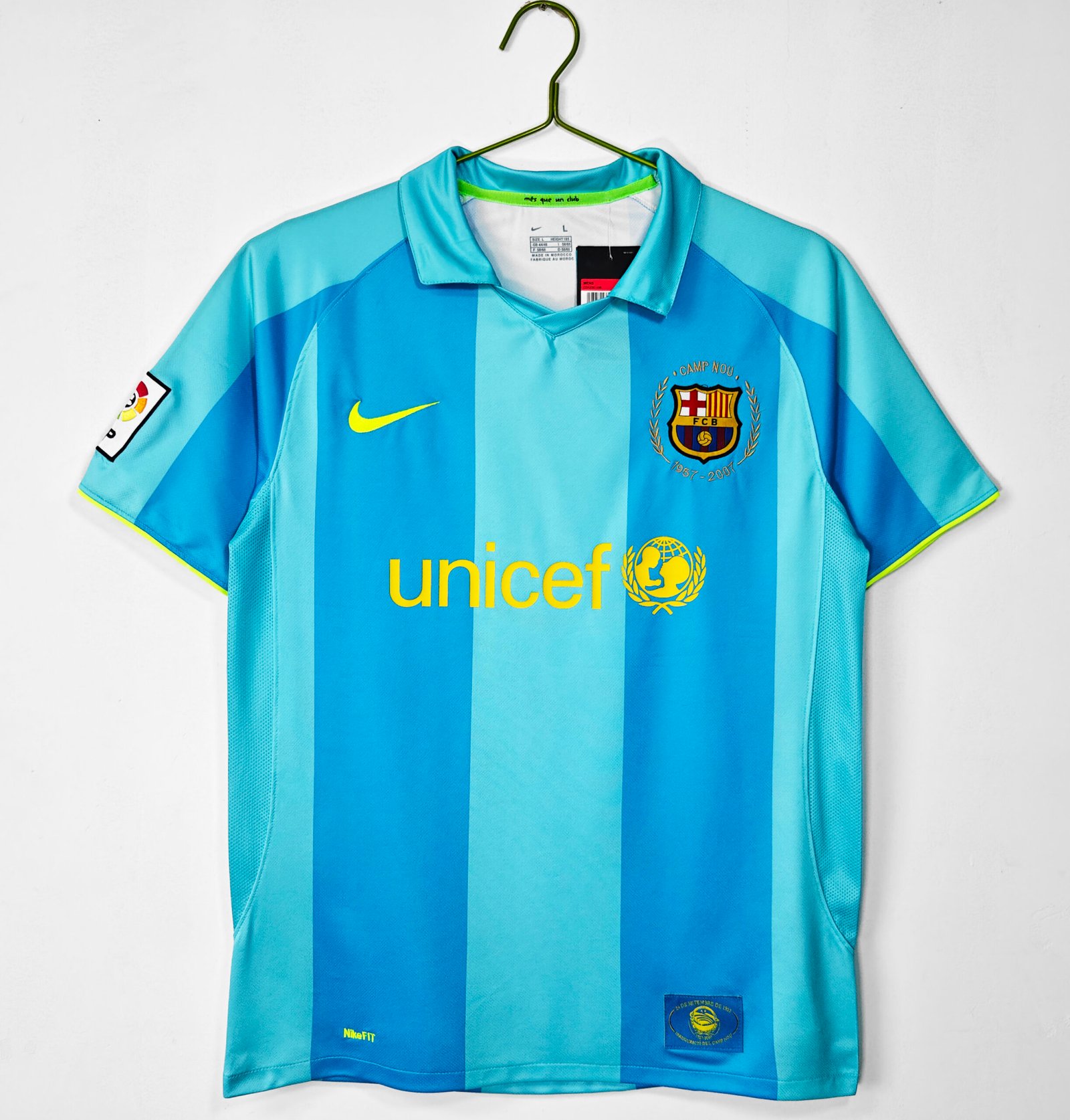 2007/08 FC Barcelona Away Jersey #5 A12