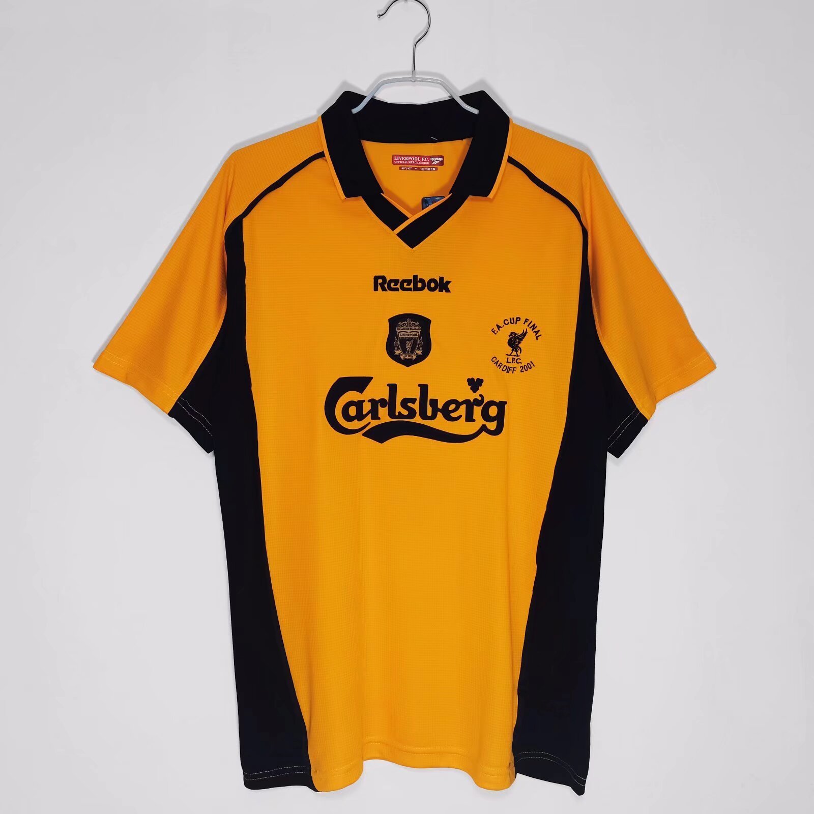 2000/01 Liverpool F.C. Away Retro Jersey Top #8 A11