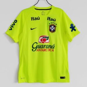 2020 Brazil national football team Fluorescent Green Training Kit #8 A14
