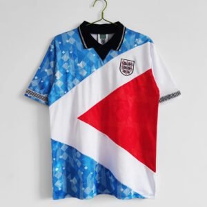 1990 England national football team Tri-color Retro Jersey #8 A9