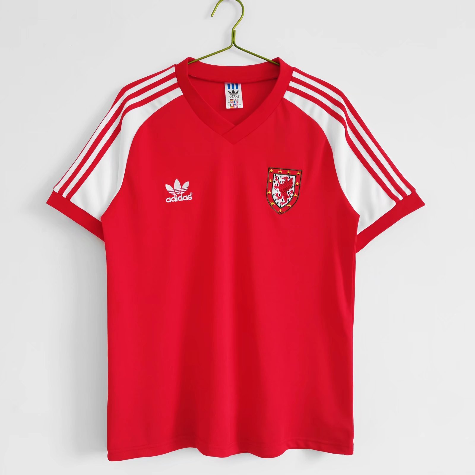 1982 Wales national football team Home Retro Jersey #5 A9