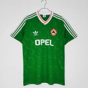 1990/92 Republic of Ireland national football team Home Retro Jersey #5 C10