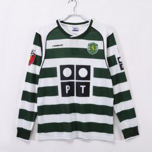 : 2001/03 Sporting CP Home Retro Jersey #3 B8