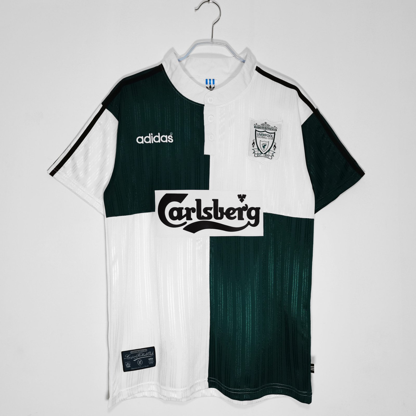 1995/96 Liverpool F.C. Away Retro Jersey #0 B13