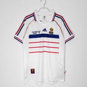 1998 France national football team Away Final Edition Retro Jersey #2 A2