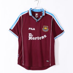 1999/01 West Ham United F.C. Home Retro Jersey #0 B11