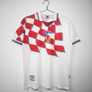 1998 Croatia national football team Home Retro Jersey #5 A11