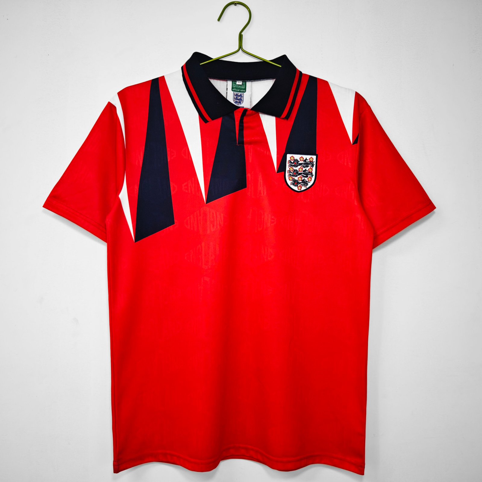 1992 England national football team Away Retro Jersey #8 A9