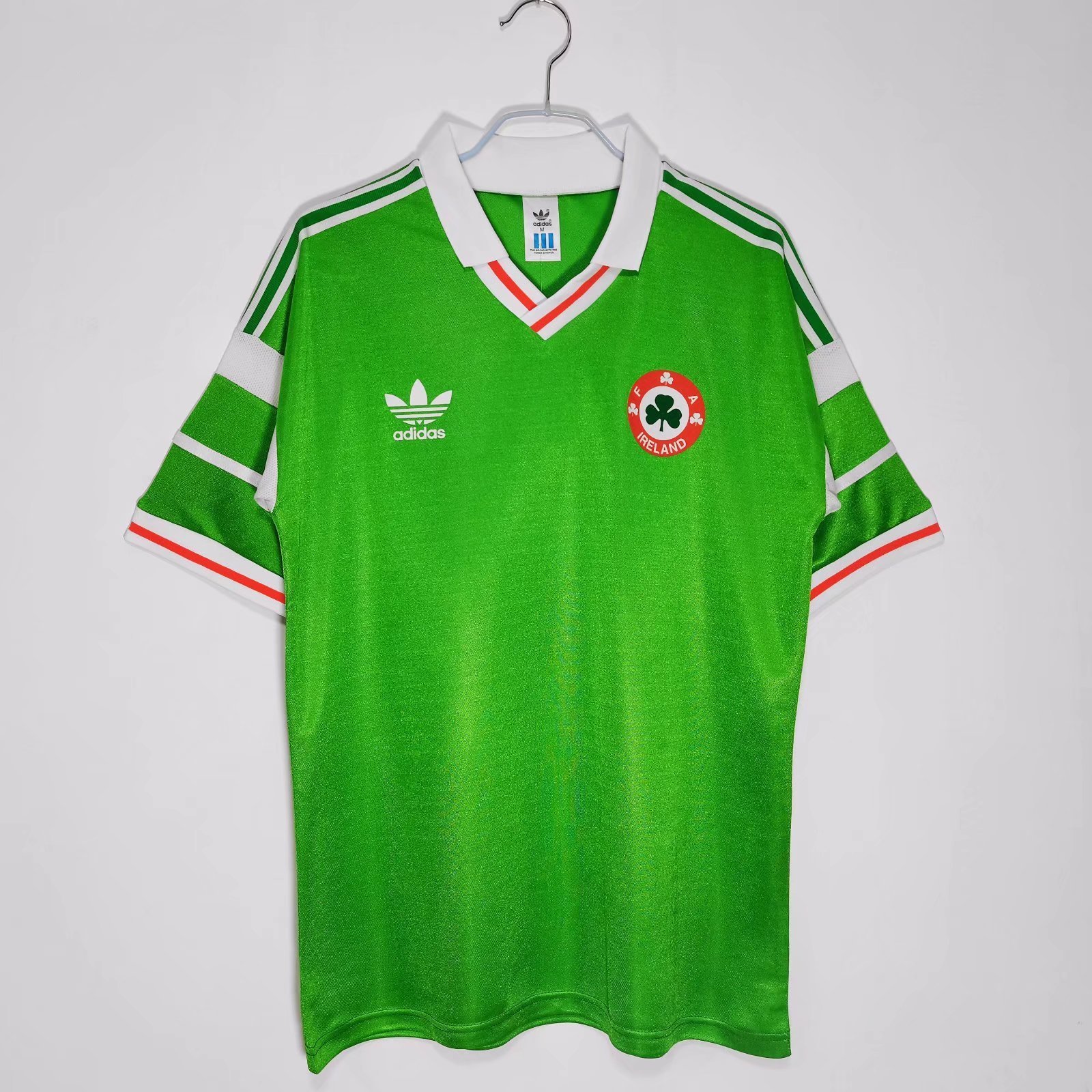 1988/90 Republic of Ireland national football team Home Retro Jersey #8 A9