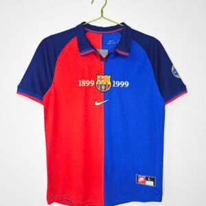 1999/00 FC Barcelona Centenary Home Retro Jersey #5 A9