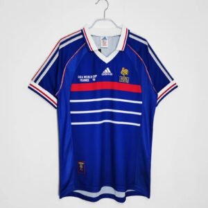1998 France national football team Home Retro Jersey (Final Edition) #2 A14