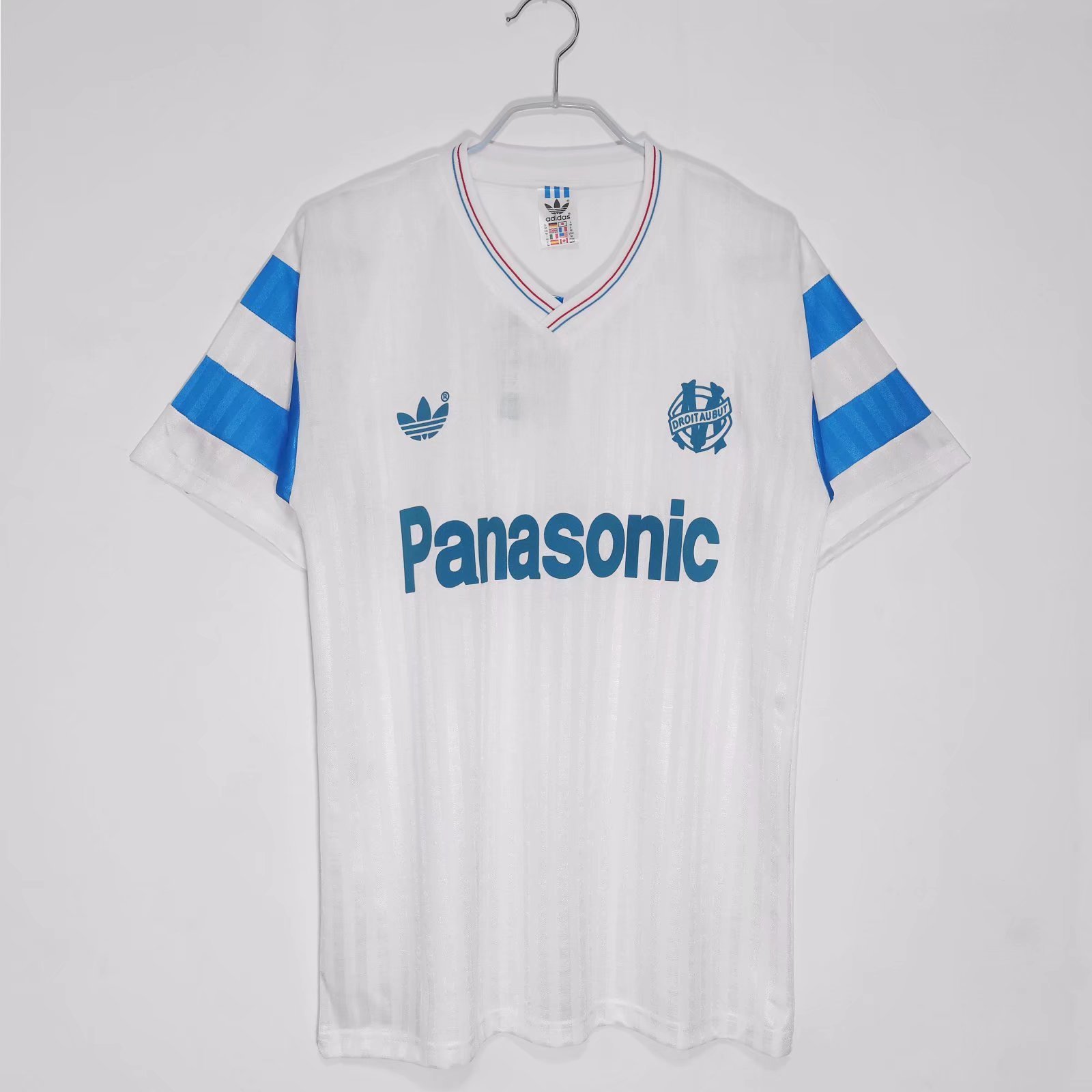 1990 Olympique de Marseille Home Retro Jersey #0 B10