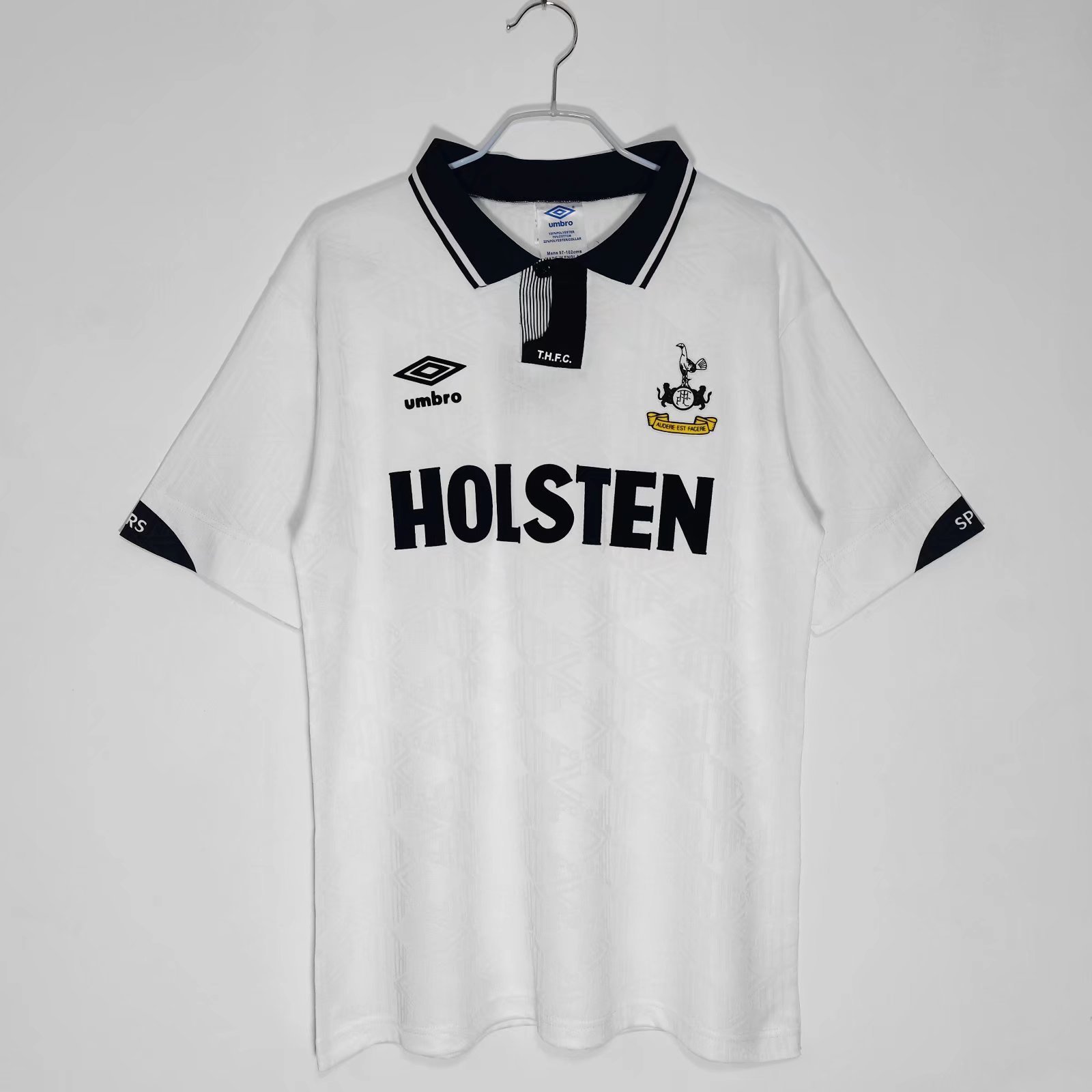 1991/93 Tottenham Hotspur F.C. Home Retro Jersey #12