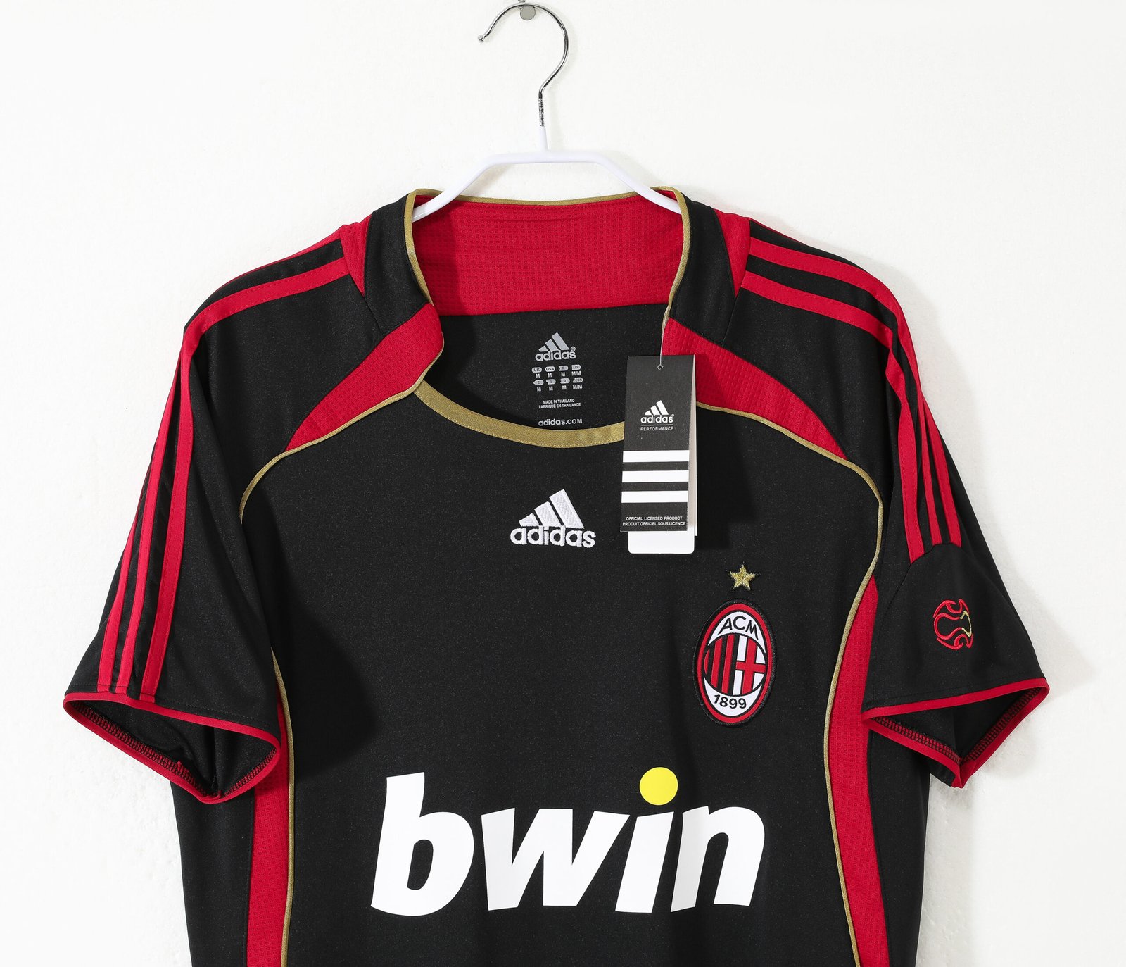 2006/07 AC Milan Third Black Retro Jersey #8 A9