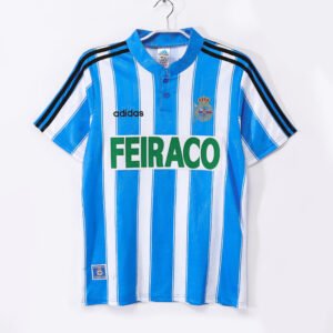 1997/98 Deportivo La Coruña Home Blue & White Jersey #0 B10