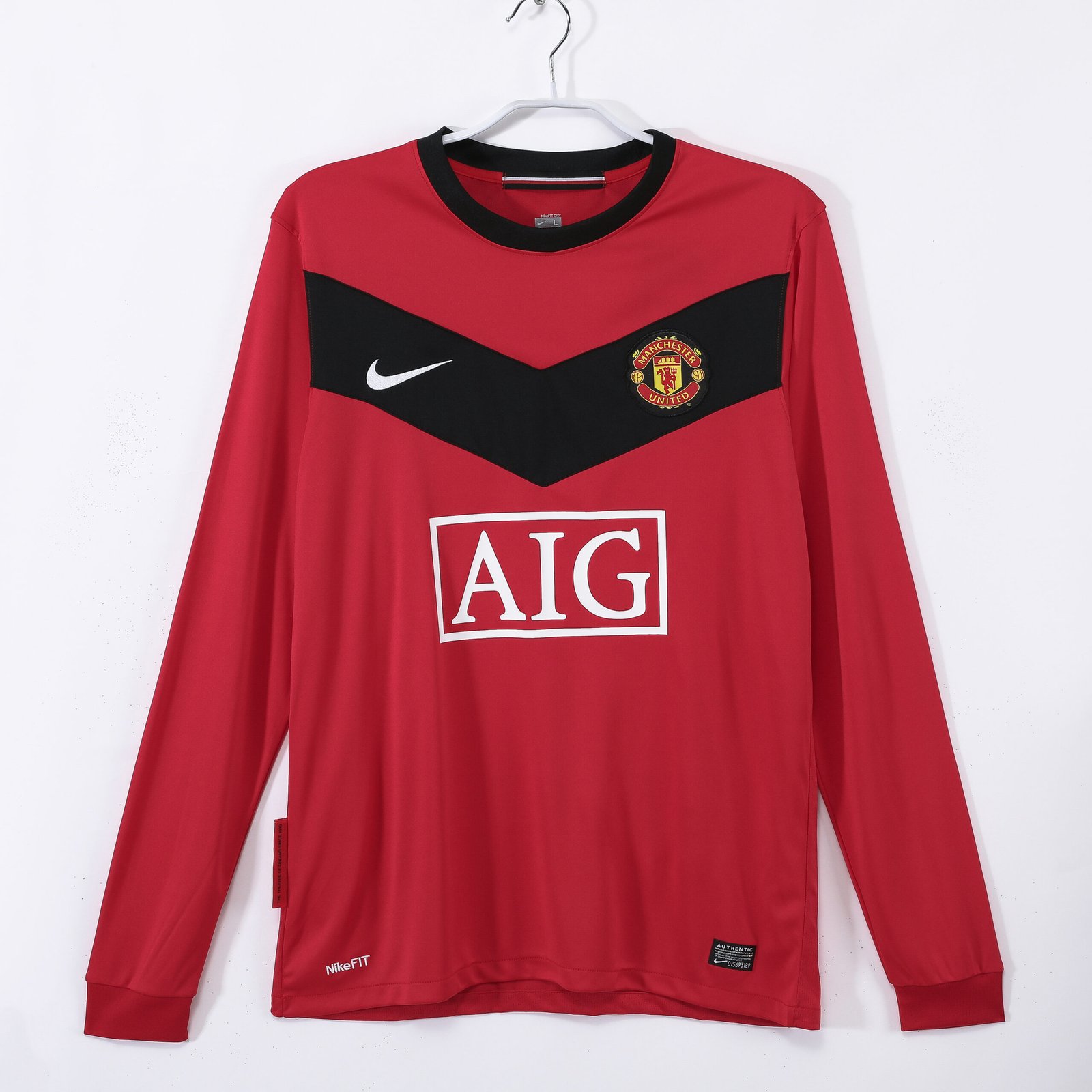 2010 Manchester United F.C. Home Retro Jersey #3 B9