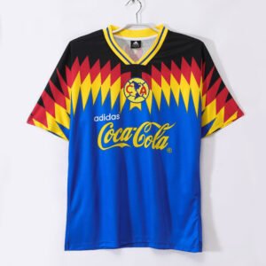 1995 Club América Away Blue Retro Jersey #5 A9