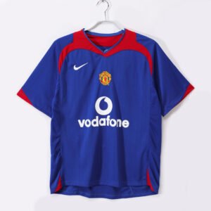 2005/06 Manchester United F.C. Away Blue Jersey #8 A9