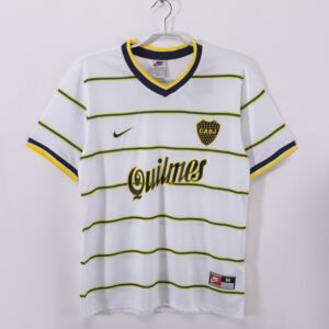 1999 Boca Juniors Away White Retro 5A14