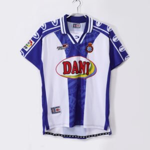 1999/00 RCD Espanyol Home Jersey #0 B11