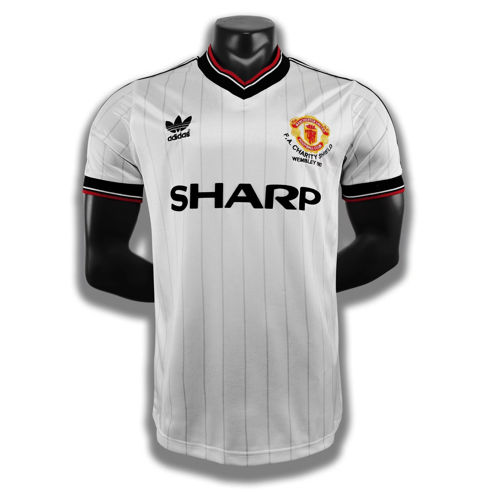 1983 Manchester United F.C. Away Retro Jersey #8 A9