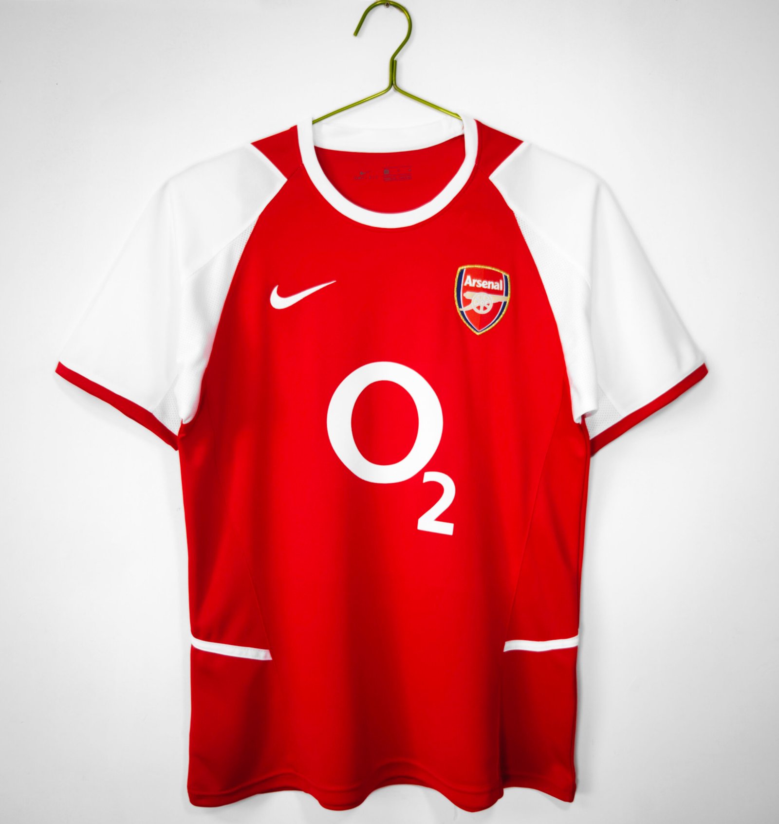 2002/04 Arsenal F.C. Home Retro Jersey #0 B10