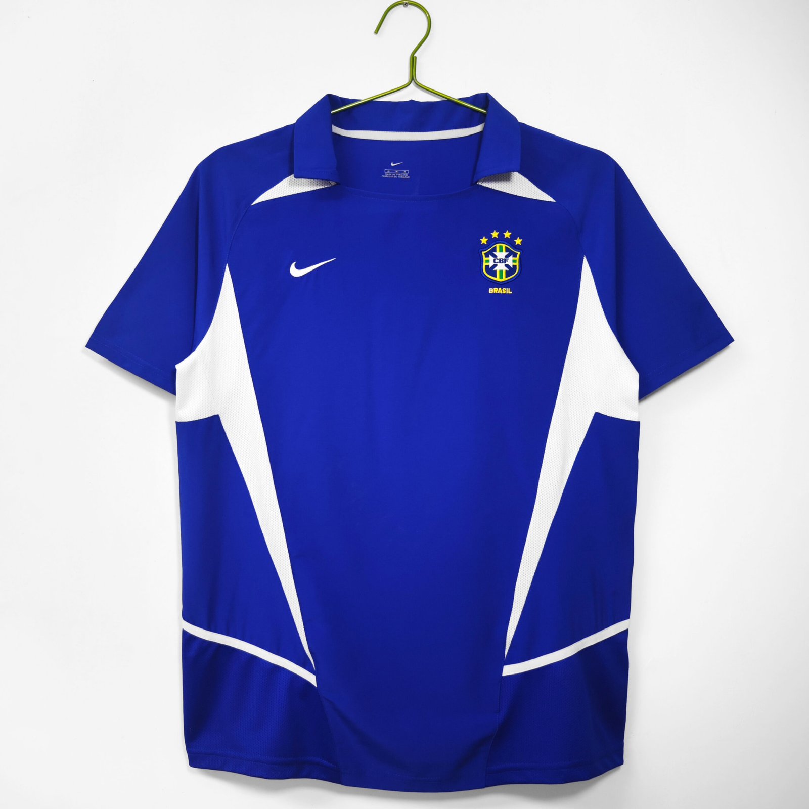 2002 Brazil national football team Away Retro Jersey Top #5 A10