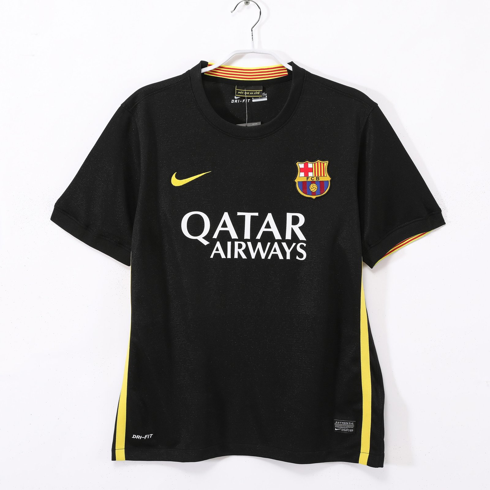 2013/14 FC Barcelona Second Away Black Retro Jersey #5 A12