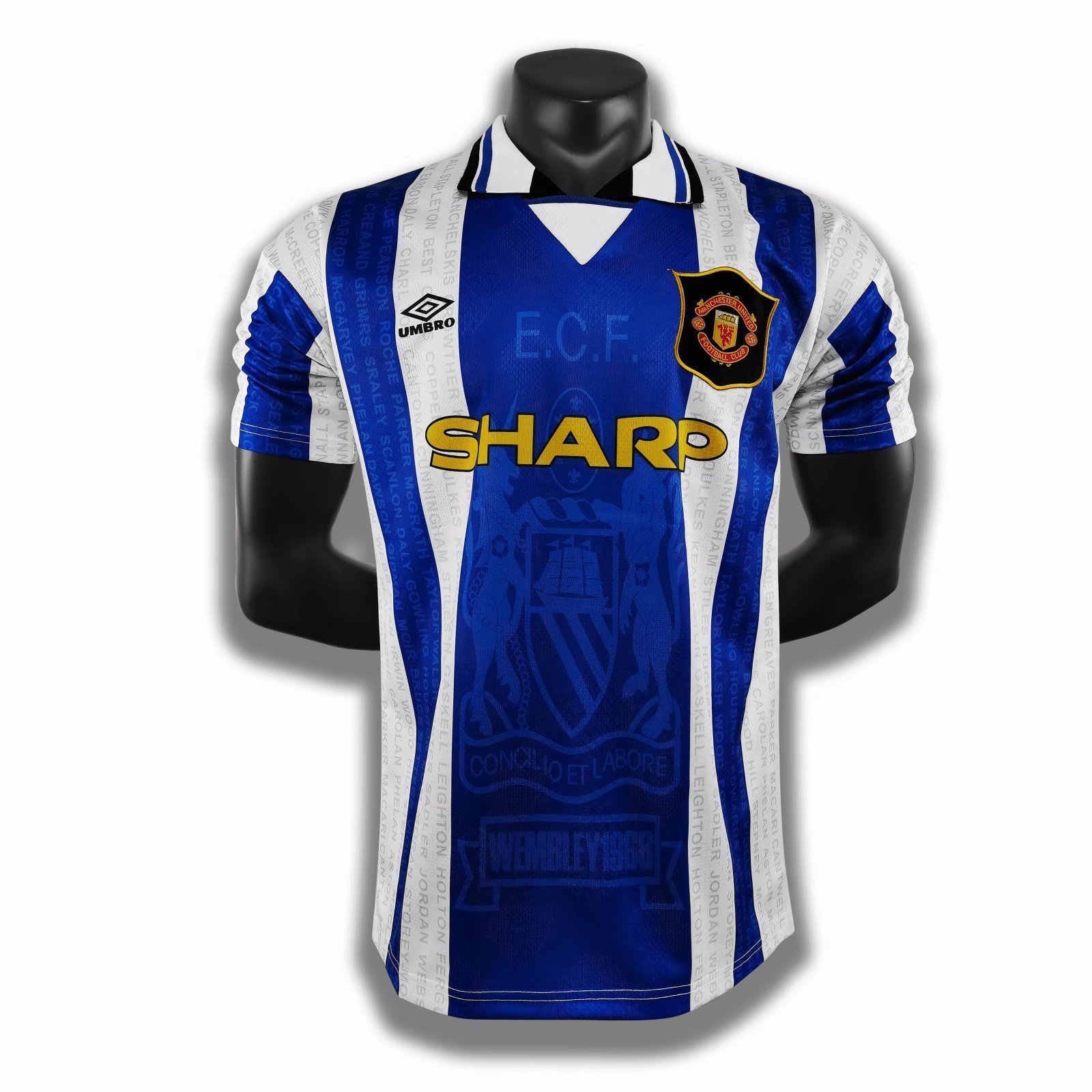 1994/96 Manchester United F.C. Third Kit Retro Jersey #8 A10