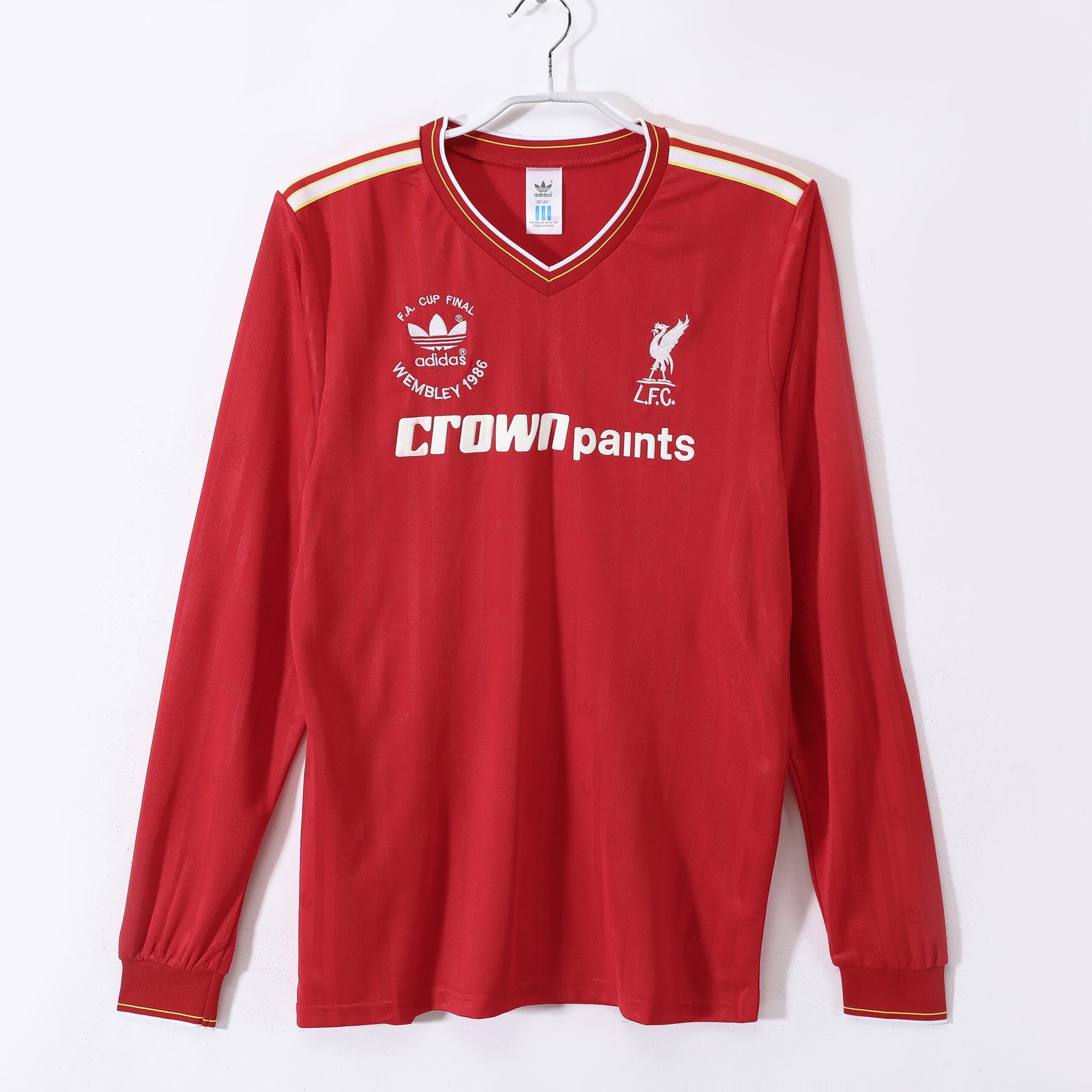 1986/87 Liverpool F.C. Home Jersey #3 B7