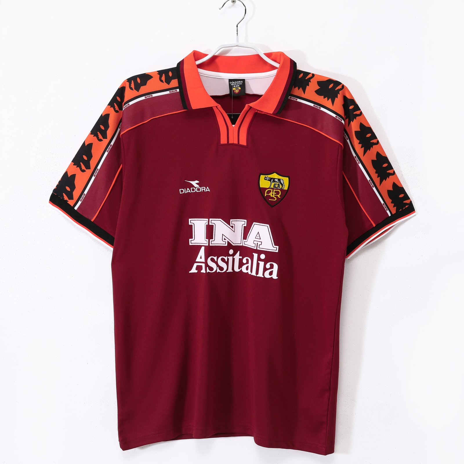 1998/99 AS Roma Home Retro Jersey #8 A9