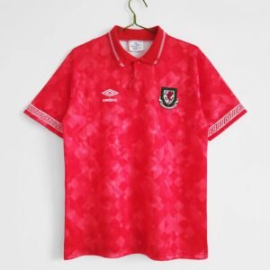 1990/92 Wales national football team Home Retro Jersey #8 A10