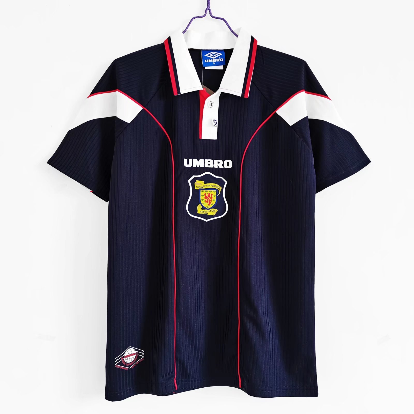 1996/98 Scotland national football team Home Retro Jersey #8 A11