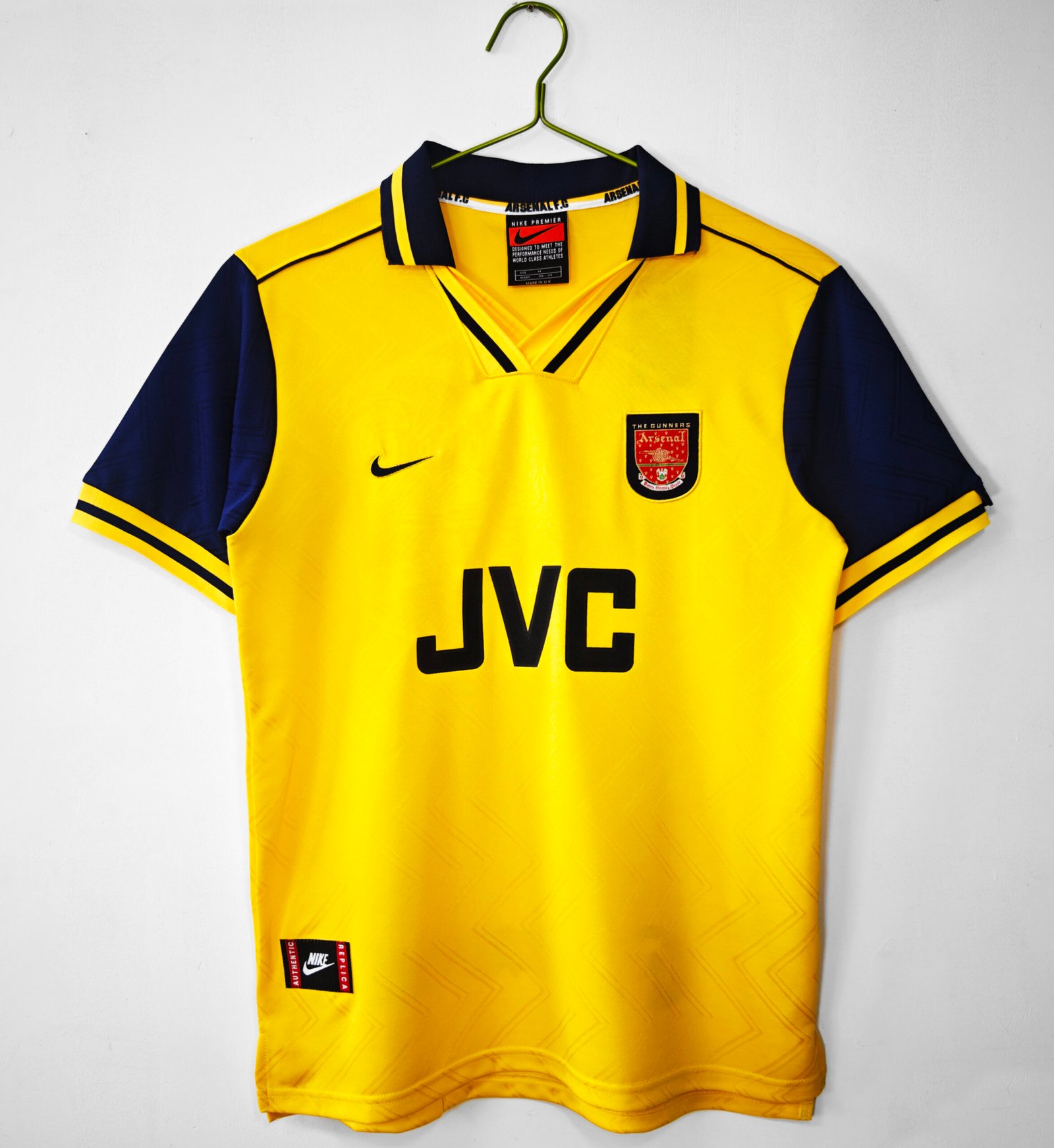 1996/97 Arsenal F.C. Away Retro Jersey #0 B11