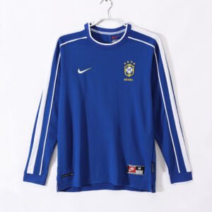 1998 Brazil Away Retro Jersey #0 B9